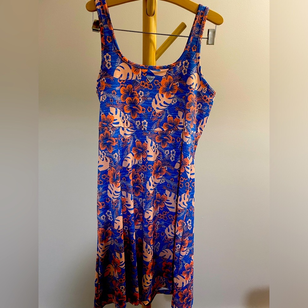 Summer Columbia Blue and Orange 
 Performance Stretch Dress
Resort Pickleball